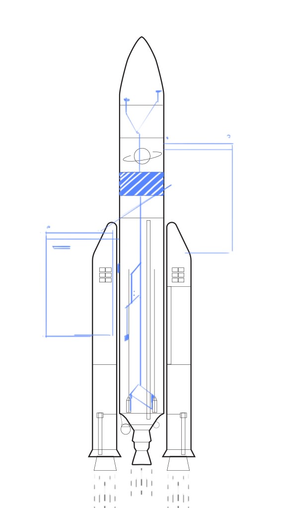 maquette fusée pièce by piece